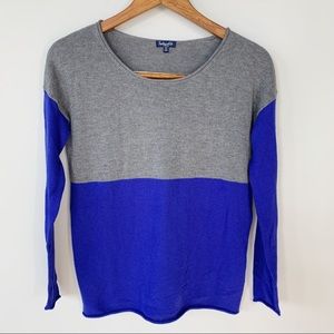 Splendid Cashmere Blend Colorblock Light Sweater